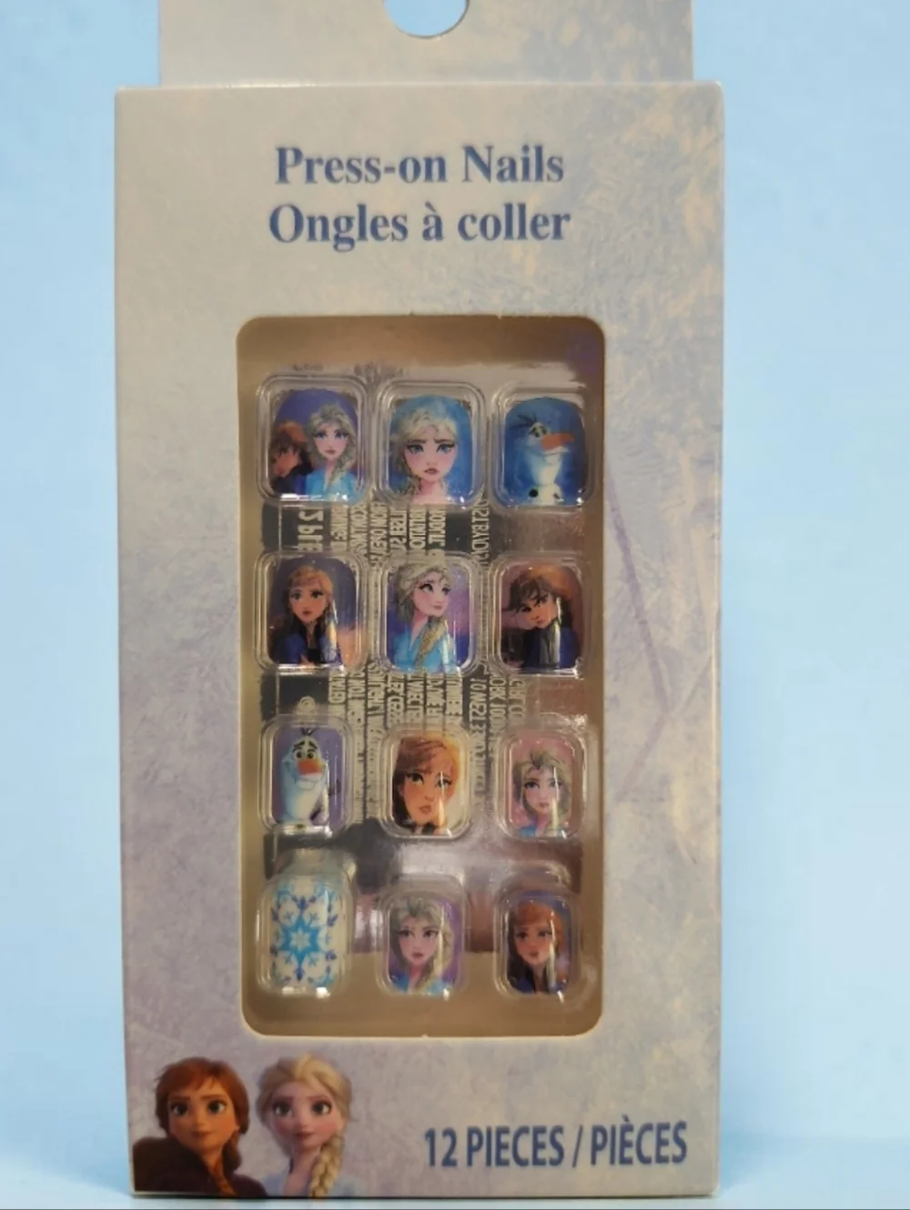 Girl's Press-On Nail Sets (Frozen, Stitch, Barbie) - NIP